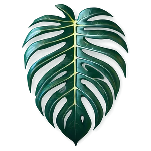 Tropical Leaf Flat Design PNG Kmn PNG