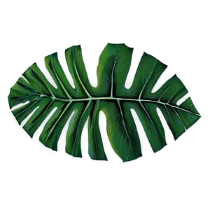 Tropical Leaf Print PNG 13