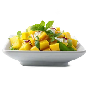 Tropical Mango Salad Png Bqa PNG image