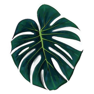 Tropical Monstera Silhouette Png 79 PNG image