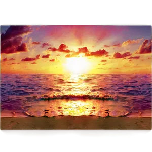 Tropical Ocean Sunset Png 81 PNG image