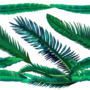 Tropical Palm Leaves PNG 44