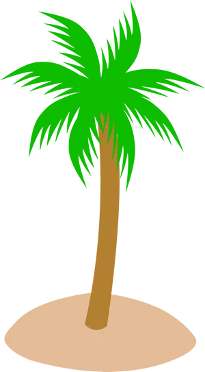 Tropical Palm Tree Graphic