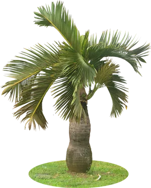 Tropical Palm Tree Isolated PNG image