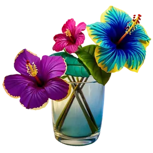Tropical Paper Hibiscus PNG Xck PNG