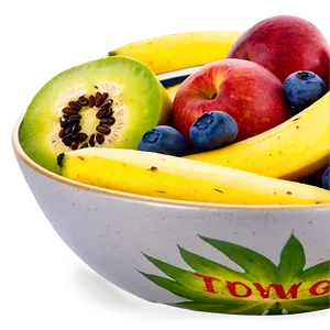 Tropical Paradise Fruit Bowl PNG Fis38 PNG