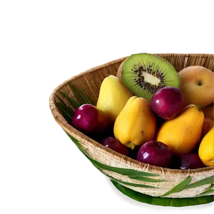 Tropical Paradise Fruit Bowl PNG Vef PNG
