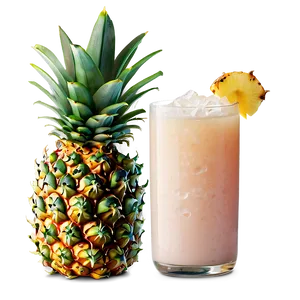 Tropical Pineapple Drink Png Hag10 PNG image