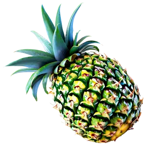 Tropical Pineapple PNG 05232024