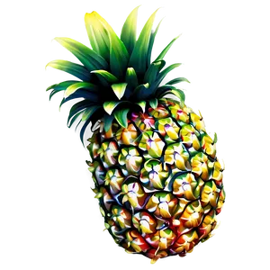 Tropical Pineapple PNG Dij87
