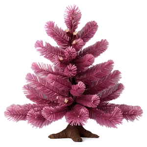 Tropical Pink Christmas Tree PNG Hxu77 PNG