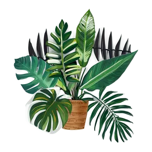 Tropical Plant Bouquet PNG 33 PNG