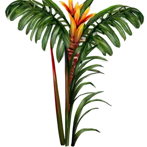 Tropical Plant Design Png 06252024 PNG image