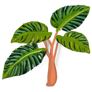 Tropical Plant Illustration Png 06272024 PNG image