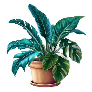 Tropical Plant Outline Png 36 PNG image