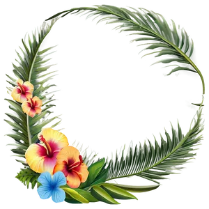 Tropical Scene Border PNG 06272024 PNG