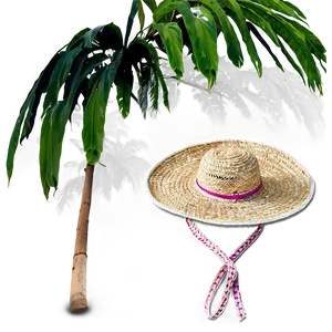 Tropical Straw Hat Png 05252024 PNG image