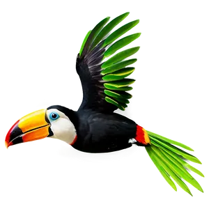 Tropical Toucan Flight PNG 06122024 PNG