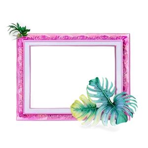 Tropical Vibes Frame Png Svt PNG image