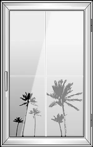 Tropical View Window