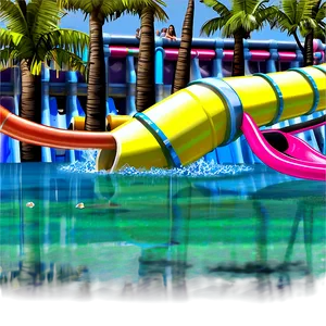 Tropical Water Park Escape Png Vnu PNG image