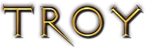 Troy Movie Title Graphic PNG image