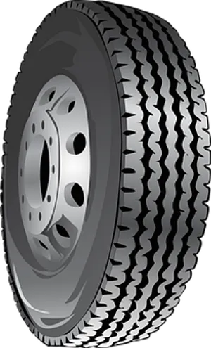 Truck Tire Vector Illustration