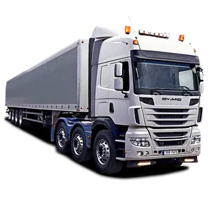 Truck With Trailer Journey PNG 05042024 PNG