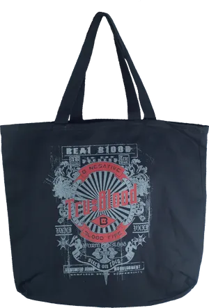 True Blood Tote Bag Graphic Print PNG image