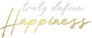 Truly Define Happiness Calligraphy PNG image