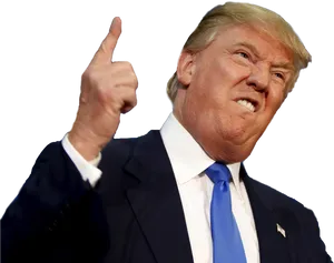 Trump Gesture Speech Moment PNG image
