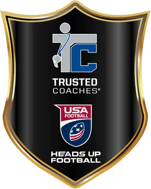 Trusted Coaches U S A Football Heads Up Logo PNG image