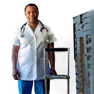 Trustworthy Male Nurse Png 4 PNG image