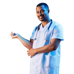 Trustworthy Male Nurse PNG 92