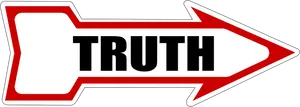 Truth Direction Sign PNG image