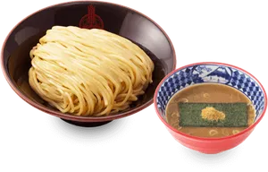 Tsukemen Ramen Dipping Noodles PNG image