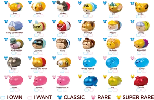 Tsum Tsum Checklist Collection PNG image