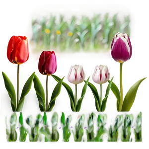 Tulip Field Png Cgb4 PNG image