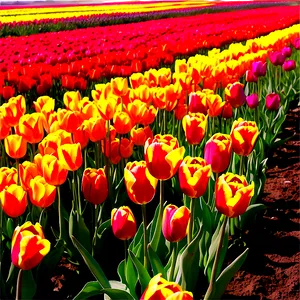 Tulip Field Png Obt1 PNG image
