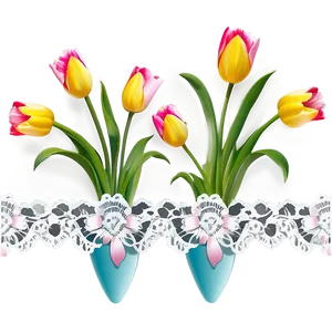 Tulips And Lace Png 05242024 PNG image