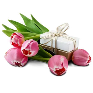 Tulips Bouquet Gift Png 23 PNG image