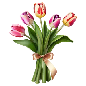Tulips Bouquet Gift Png Jol PNG image