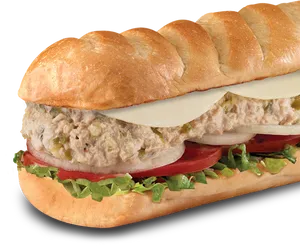 Tuna Sandwich Delicious Food Item PNG image