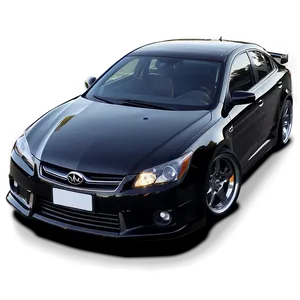 Tuned Black Car PNG 06262024 PNG