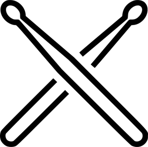 Tuning Fork Icon Black PNG image