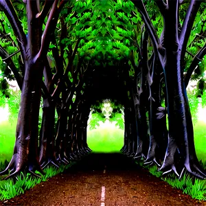 Tunnel Of Trees PNG Epm