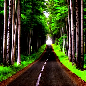 Tunnel Of Trees PNG Hmx