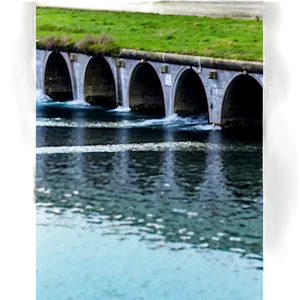 Tunnel With Reflective Water PNG 26