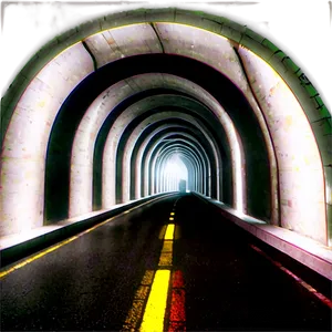 Tunnel With Reflective Water PNG Ici