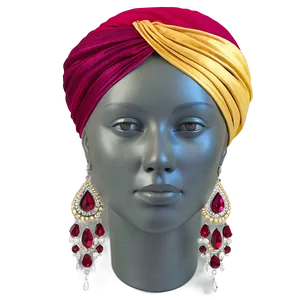 Turban With Jewel Accessories Png 47 PNG image